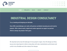 Tablet Screenshot of enserinkdesign.com